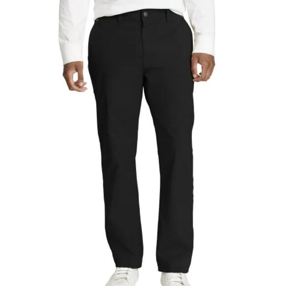 Eddie Bauer Men's Utility Cotton Canvas Stretch Pant Black Size 38 x 32 NWT - Picture 2 of 6